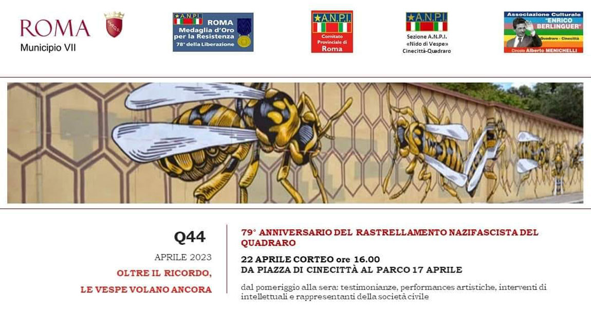 79° anniversario del rastrellamento nazifascista del Quadraro