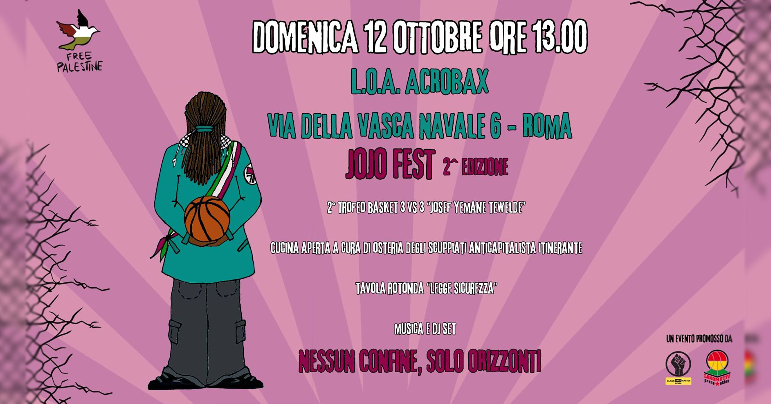 BandaJorona live a "Jojo Fest 2^ edizione". LOA Acrobax - Via della Vasca Navale, 6 - Roma (Valco San Paolo). BandaJorona live a "Jojo Fest 2^ edizione". LOA Acrobax - Via della Vasca Navale, 6 - Roma (Valco San Paolo).