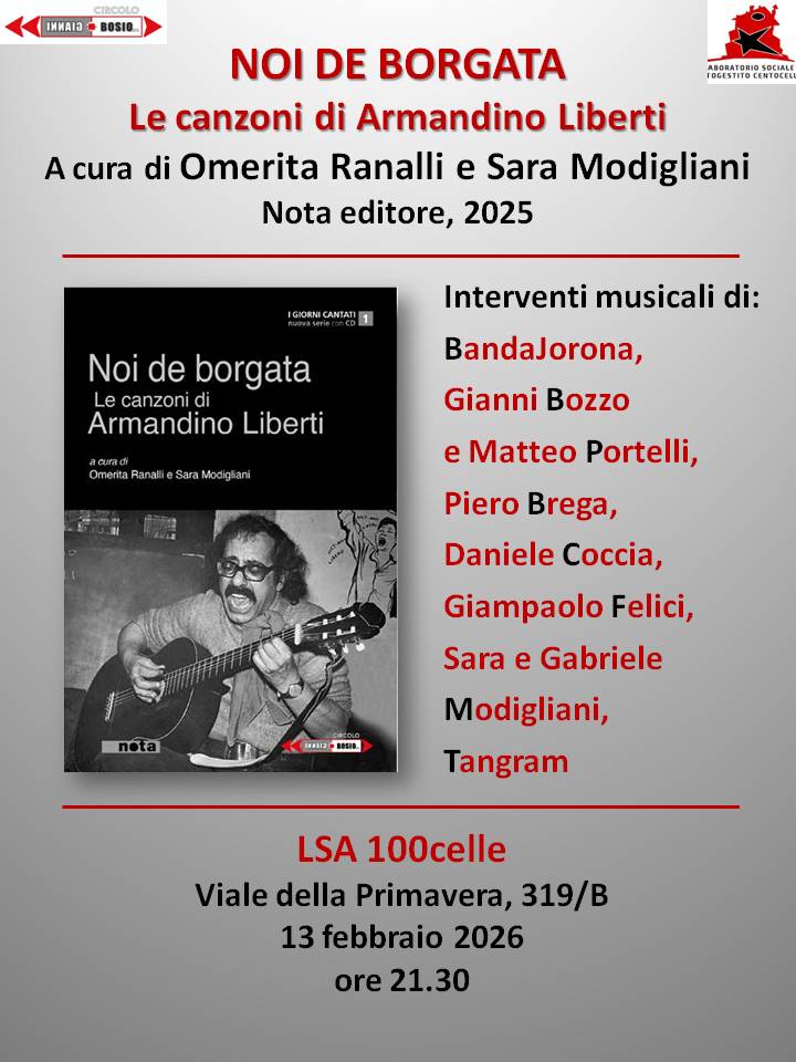 Noi de Borgata. LSA 100celle - Roma (Centocelle) - locandina